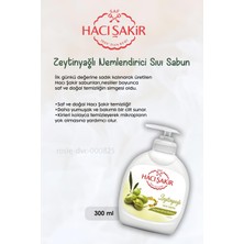 Hacı Şakir Zeytinyağlı  Sıvı Sabun 300 Ml, Gül Kokulu Banyo Sabunu 4 x 150 gr ve Rosıe