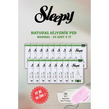 Sleepy 17 Al 15 Öde Sleepy Natural Hijyenik Ped Normal 24 Adet ve Şampuan Fırçası