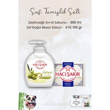 Hacı Şakir Zeytinyağlı  Sıvı Sabun 300 Ml,  Saf Doğal Sabun 4 x 150 gr ve Rosıe