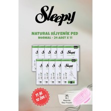 Sleepy Natural Hassas Hijyenik 24 Lü Normal Ped 11 Al 10 Öde ve Şampuan Fırçası