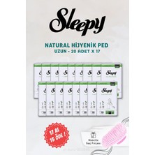 Sleepy 17 Al 15 Öde Sleepy Natural Ultra Hassas Hijyenik 20 Li Uzun Ped ve Saç Fırçası