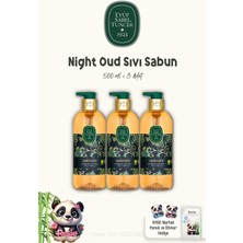 Eyüp Sabri Tuncer 3'lü Night Oud Doğal Zeytinyağlı Sıvı Sabun 500 ml ve Rosıe