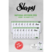 Sleepy 17 Al 15 Öde Natural Hijyenik Ped Uzun 20 Adet ve Günlük Ped Uzun 32 Adet