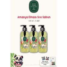 Eyüp Sabri Tuncer 3 Adet Amasya Elması Sıvı Sabun 500 ml ve Rosıe Doğal Pamuk