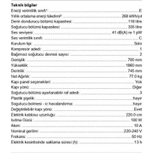 Profilo BD2055WENN E Enerji Sınıfı 453 Lt Nofrost Üstten Donduruculu Buzdolabı