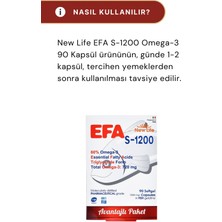 New Life Efa S-1200 Omega-3 90 Kapsül - 2 Adet