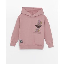LC Waikiki Lcw Kids Rahat Kalıp Kapüşonlu Erkek Çocuk Sweatshirt