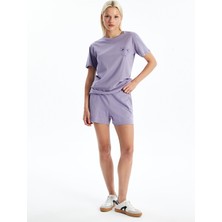 LC Waikiki Lcw Vision Kadın Beli Lastikli Düz Şort