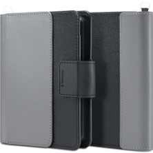 Spigen Caseology Seyahat Çantası Pasaport Cüzdan RFID Korumalı Nano Pop Passport Holder Black Sesame - AFA07100