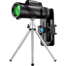 Okgoods Evrensel Telefon Içın Tripod Klipsli Monoküler Teleskop Yaban Hayatı Kuş Gözlem Kampı Içın 40X Zoom Optik Lens (Yurt Dışından)