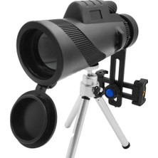 Okgoods Evrensel Telefon Içın Tripod Klipsli Monoküler Teleskop Yaban Hayatı Kuş Gözlem Kampı Içın 40X Zoom Optik Lens (Yurt Dışından)