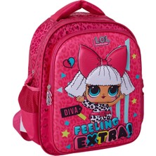 Feeling Extra Diva Ön Bölme Kabartmalı Okul Çantası