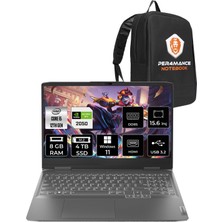 Lenovo Loq Intel Core I5 12450H 8gb 4tb SSD RTX2050/4GB 15.6" Fhd 144Hz W11P Taşınabilir Bilgisayar & Per4 Çanta 82XV010FTRP345