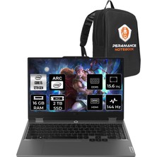 Lenovo Loq Intel Core I5 12450HX 16GB 2tb SSD A530M/4GB 15.6" Fhd 144Hz Fdos Taşınabilir Bilgisayar & Per4 Çanta 83FQ000UTRP309