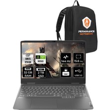 Lenovo Loq Intel Core I5 12450H 32GB 2tb SSD RTX3050/6GB 15.6" Fhd 144Hz Fdos Taşınabilir Bilgisayar & Per4 Çanta 82XV00WYTXP319