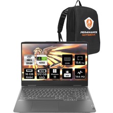 Lenovo Loq Intel Core I5 13420H 16GB 512GB SSD RTX4050/6GB 15.6" Fhd 144Hz W11H Taşınabilir Bilgisayar & Per4 Çanta 82XV00G6TXP347