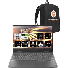 Lenovo Loq Intel Core I5 13420H 32GB 4tb SSD RTX4050/6GB 15.6" Fhd 144Hz W11H Taşınabilir Bilgisayar & Per4 Çanta 82XV00G6TXP360