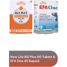 New Life B12 Plus 60 Tablet & Efa One