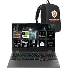 Lenovo Loq Amd Ryzen 7 8845HS 24GB 1tb SSD RTX4050/6GB 15.6" Fhd 144Hz W11H Taşınabilir Bilgisayar & Per4 Çanta 83DX0093TRP353