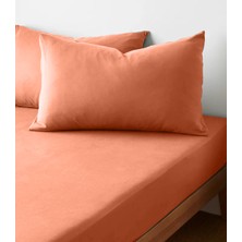Sabia %100 Pamuk 62 Tel (155 Tc) 150X200+37 cm Lastikli Çarşaflı Çift Kişilik Nevresim Takımı