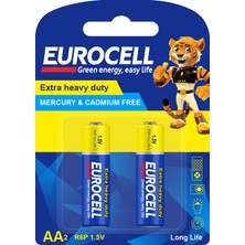 Eurocell  Kalem Pil AA2 R6P 1.5 V
