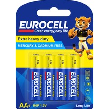 EuroCell Kalem Pil - Aa4 R6P 1.5 V