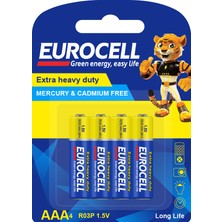 EuroCell Ince Kalem Pil - Aaa4 R03P 1.5 V