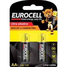 Eurocell Kalem Pil AA2 LR6 1.5 V