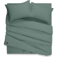 Sabia %100 Pamuk 62 Tel (155 Tc) 160X200+37 cm Lastikli Çarşaflı Çift Kişilik Nevresim Takımı