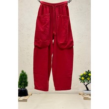 Torba Cepli Bel Lastikli Pantolon