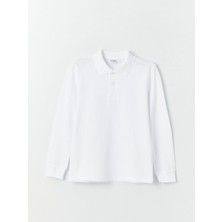Lcw Polo Yaka Basic Uzun Kollu Erkek Çocuk Tişört