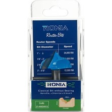 Ronia Ahşap Freze Bıçakları 21-46024012 Motif Freze Ucu Sap(D): 12 mm