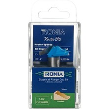 Ronia Ahşap Freze Bıçakları 21-31805012 Motif Freze Ucu Sap(D): 12 mm