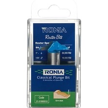 Ronia Ahşap Freze Bıçakları 21-31805512 Motif Freze Ucu Sap(D): 12 mm