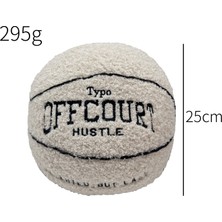 Toy House1 Offcourt Basketbol Yastık Peluş Bebek 25CM (Yurt Dışından)