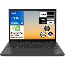 Lenovo Thinkpad T14 Gen 4 I7-1370P 32GB 1tb SSD 4gb MX550 14" Wuxga W11P TAŞINABILIR Bilgisayar 21HD00ECTX 006