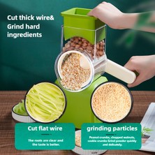 Yaxin Multifunctional Grater Round, Slicer, Handheld Hashbrown Shredder With 3 Drum Blades, Kitchen Manual Speed Walnut Grinder For Potato, Carrot, Vegetables, Nuts, Zucchini (Yurt Dışından)