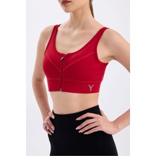 Cervus Kadın Fermuar Detaylı Büstiyer / Spor Büstiyer