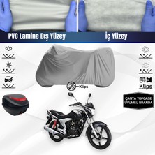 Ultra Shop Lifan EM150L Uyumlu Motosiklet Brandası Çanta Topcase Uyumlu Motor Branda