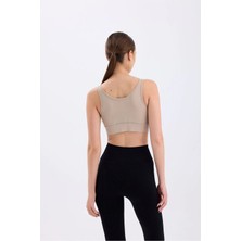 Cervus Kadın Fermuar Detaylı Büstiyer / Spor Büstiyer