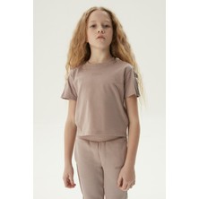 Guess Bg Store Kız Çocuk Kahverengi Eşofman Altı