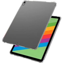 Canpay Apple iPad Air 13 2024 Uyumlu Kılıf Şeffaf, Anti Şok Airbag Silikon Anti Shock Kenar