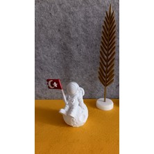 Bayan Rottenmeier Türk Bayraklı Astronot Dekoratif Obje - Biblo - Dekor