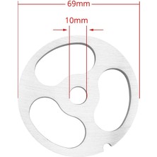 Vuebul 3x Tip 12 Paslanmaz Çelik Kıyma Plakası Diskler Bıçakları Mikser Gıda Parçalayıcı Et Kıyma Makineleri F (Yurt Dışından)