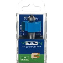 Ronia Ahşap Freze Bıçağı 11B-35016012 Rulmanlı Lamba Freze Ucu Sap(D): 12 mm