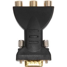 Vuebul 2x 3rca Rgb Dişi - Hd 15-Pin VGA Stili Komponent Video Jak Adaptörü Dönüştürücü (Yurt Dışından)