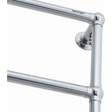 Hammam 600X494MM Paslanmaz Çelik Havlupan 10 Yıl Garantili Bianca Fırça Mat Inox