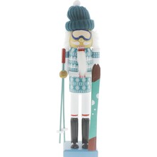 Mutlu Adım 38CM Kayaklı Kurşun Asker Yılbaşı Yeşil Elbiseli