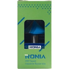 Ronia Ahşap Freze Bıçağı 09-40020012V100 Ahşap Havşa Freze Ucu Sap(D): 12 mm