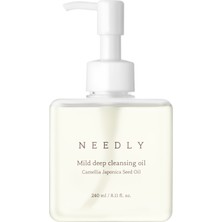 Needly - Mild Deep Cleansing Oil - Kamelya Yağı İçeren, Cildi ve Makyajı Temizleyen Yağ Temizleyici